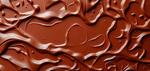 Embossed chocolate melt background, paper cut style,  design,  rustic