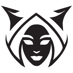 female devil icon


