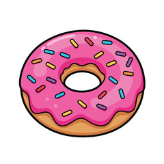 donut isolated on white