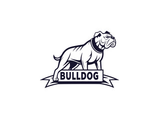 Bulldog Mascot Logo Set  Aggressive Vintage Dog Emblem Vector Symbols for Sports Teams, Clothing, Branding, Apparel Design and Esports