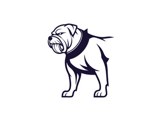 Bulldog Mascot Logo Set  Aggressive Vintage Dog Emblem Vector Symbols for Sports Teams, Clothing, Branding, Apparel Design and Esports