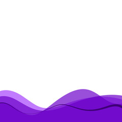 Purple Abstract Wave 