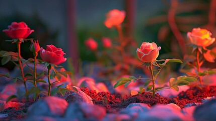 decorative flowers as welcome 
beautiful designs 
led room decoration ideas