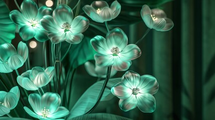 decorative flowers as welcome 
beautiful designs 
led room decoration ideas