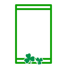 St. Patrick's Day Shamrock Frame