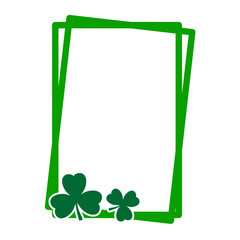 St. Patrick's Day Shamrock Frame