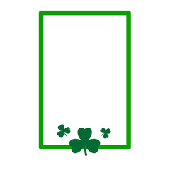St. Patrick's Day Shamrock Frame