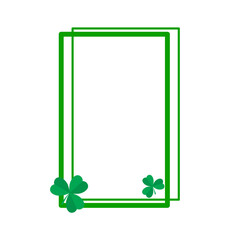 St. Patrick's Day Shamrock Frame