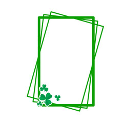 St. Patrick's Day Shamrock Frame