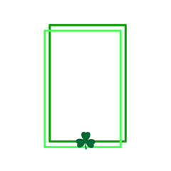 St. Patrick's Day Shamrock Frame