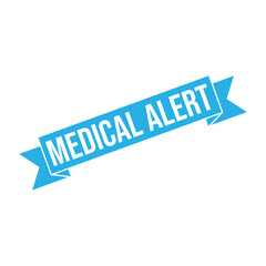 Medical Alert Rubber Stamp Vector Template