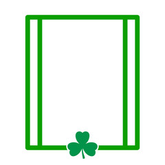 St. Patrick's Day Shamrock Frame