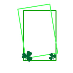 St. Patrick's Day Shamrock Frame