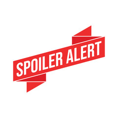 Spoiler Alert Rubber Stamp Vector Template