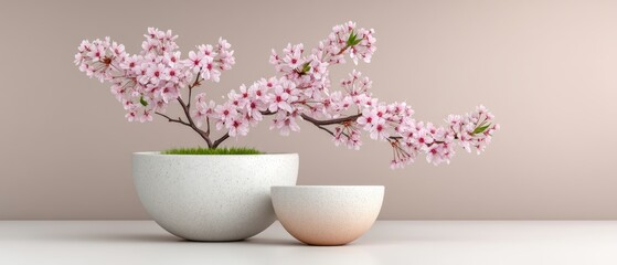Beautifully Styled White Vase Holding a Delicate Pink Flower Enhances Any Spring Floral Theme in Your Home or Office