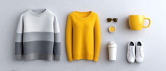 Vibrant Travel Style Inspirations Featuring Cozy Crewnecks Stylish Sneakers and Essential Accessories for Your Next Adventure