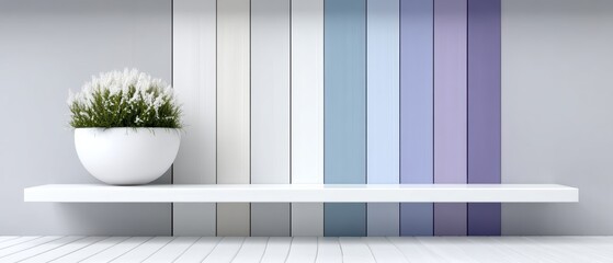 Stunning Floral Display in a Decorative Vase Against a Beautiful Wall for Graphic Resources and Inspiration