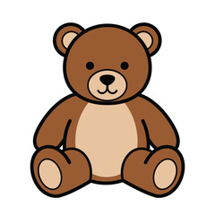 teddy bear vector illustration