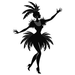Dancer Silhouette Vector