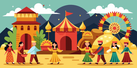 Durga Puja pandal
