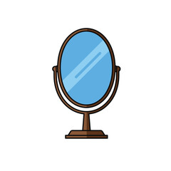 Fototapeta premium mirror isolated on white