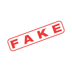 Fake Letter Rubber Stamp Vector Template