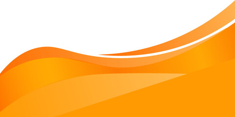Vector orange line background curve element with white space for text and message design, overlapping layers, vector