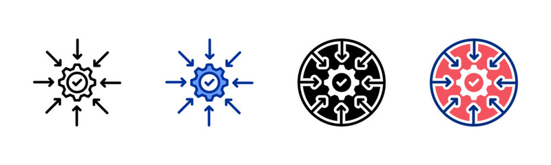 Impact icon sheet multiple style collection