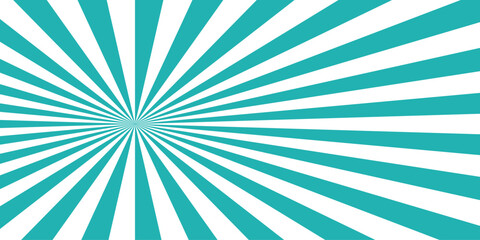 Abstract background with rays retro starburst. Funky ray elements, circle motifs. Vintage beam sunburst with Classic vintage sun rays pattern. green and white sunshine pattern vector background.