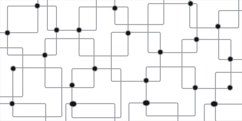 Abstract minimalist gray and white geometric pattern with squares and diagonal lines. Complexity and optical illusion line density.. Modern airy tech-inspired aesthetic.