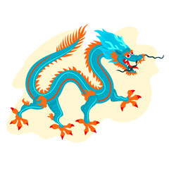 Chinese new year, year of the dragon. Chinese new year poster.