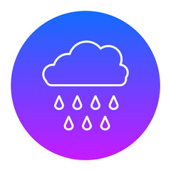 Rainy Clouds Icon