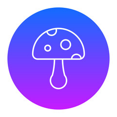 Spring Mushroom Icon