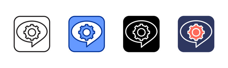 Line icon sheet multiple style collection