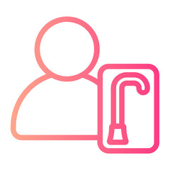 retired gradient icon