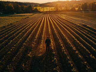 Farmer is engaged in crop production on his own or leased land