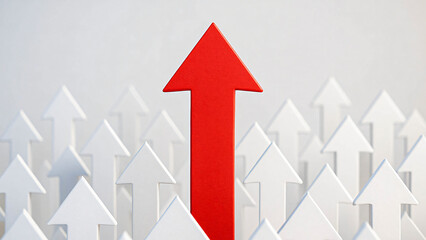 Red Arrow in a Sea of White: Leading the Way