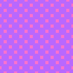 Pink Square Pattern on Purple Background