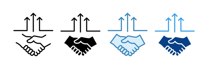 Alliance Icon Set Multiple Style Collection