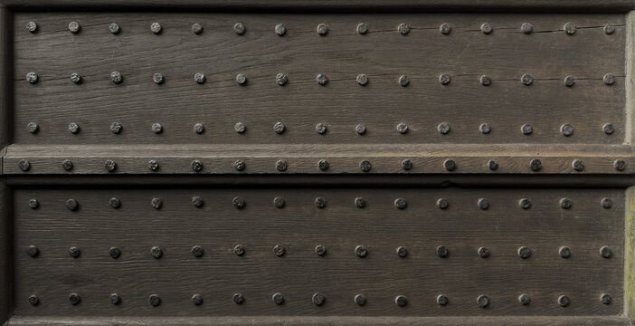 Dark Riveted Steel Texture: Industrial Strength and Precision