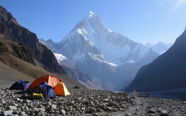 Mount Everest Basecamp Region. High quality