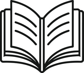 open book vector