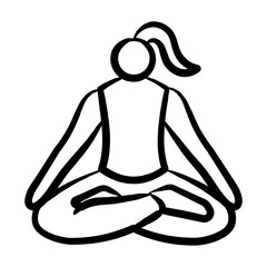 Lotus Pose Icon