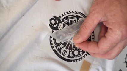 digital printing technology on textiles direct to film at home transferring an image from film to a t-shirt or fabric