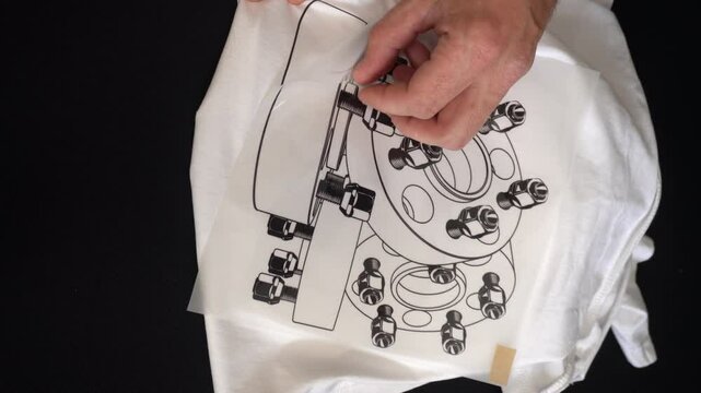 digital printing technology on textiles direct to film at home transferring an image from film to a t-shirt or fabric