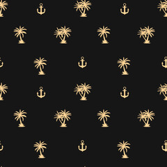 Coconut palm tree Luxury trendy useful design gorgeous abstract vector illustration artwork