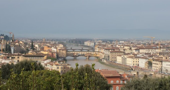  view of florence from ponte vecchio