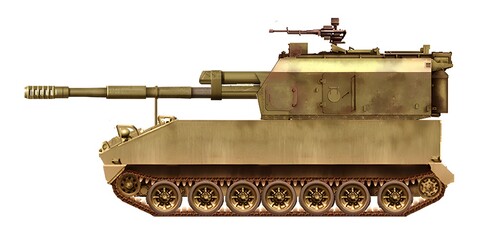 EFV-2 122mm SPH (EFV-2-based self-propelled gun concept for the Ethiopian army, with a 122mm gun)