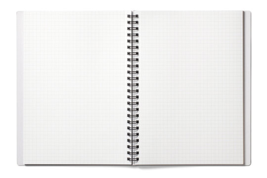 開かれた、A4サイズのリングノート