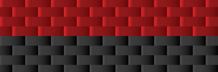Red and Black Abstract Weave Pattern. vector Eps 10